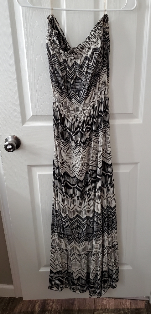 Speechless, strapless maxi dress, size medium